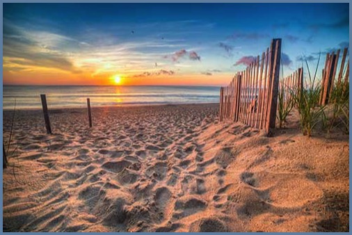 outer banks beach sunsrise